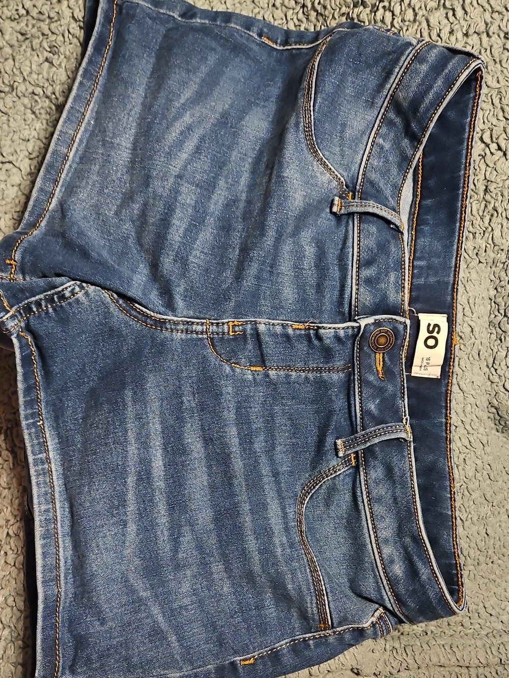SO Women's Dark Blue Denim Shorts